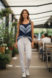 Haut court tie-dye