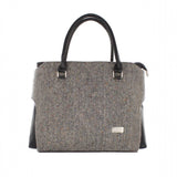 Hand/shoulder bag gray/black