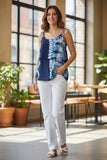 Double couche supérieure tie-dye