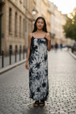 Robe maxi tie-dye