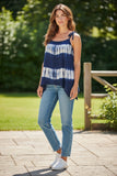 Haut court tie-dye