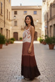 Robe maxi tie-dye