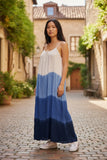 Robe maxi tie-dye