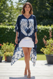 Tunique tie-dye courte devant