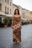 Robe maxi tie-dye