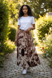 jupe longue tie-dye