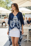 Tunique tie-dye courte devant