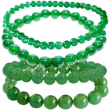 Armbanden 8mm kralen echte mineralen