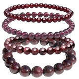 Armbanden 6mm kralen echte mineralen