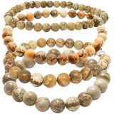 Armbanden 8mm kralen echte mineralen