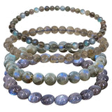 Armbanden 6mm kralen echte mineralen