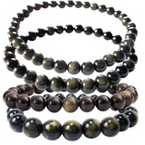 Armbanden 8mm kralen echte mineralen