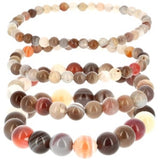 Armbanden 6mm kralen echte mineralen