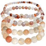 Armbanden 8mm kralen echte mineralen