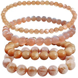 Armbanden 8mm kralen echte mineralen