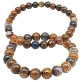 Armbanden 8mm kralen echte mineralen