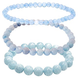 Armbanden 6mm kralen echte mineralen