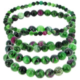 Armbanden 6mm kralen echte mineralen