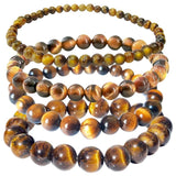 Armbanden 8mm kralen echte mineralen