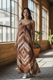 Robe maxi tie-dye