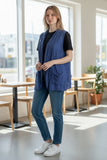 Gilet en coton avec poches