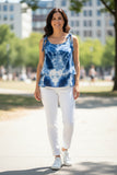 Double couche supérieure tie-dye