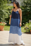 Robe longue d'été tie-dye