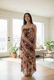 Robe longue d'été tie-dye