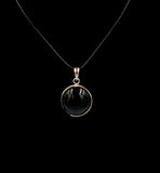 Pendentifs argent + pierre