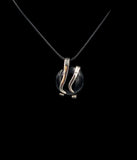 Pendentifs argent + pierre