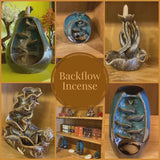 Backflow incense holder