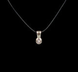 Pendentifs argent + pierre
