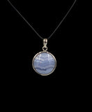 Pendentifs argent + pierre