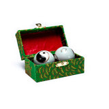 Ying Yang wit/groen
