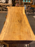 Tree trunk table