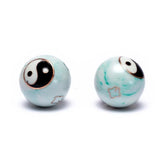 Ying Yang wit/groen